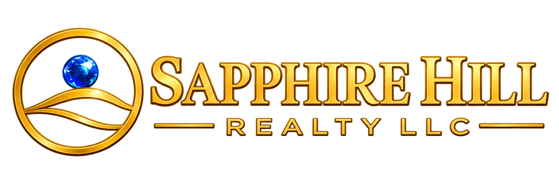 Horizontal Sapphire Hill Realty logo